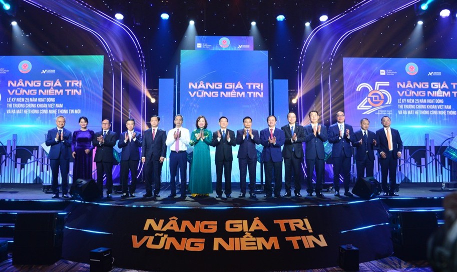Lễ kỷ niệm 25 năm hoạt động TTCK Việt Nam và ra mắt hệ thống CNTT mới